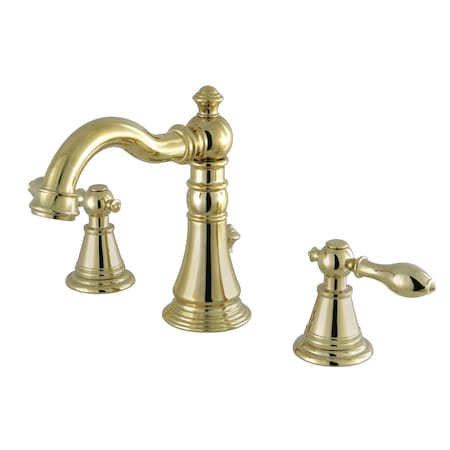 Fauceture English Classic Widespread Bathroom Faucet, Polished Brass FSC1972AL
